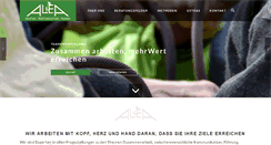 Desktop Screenshot of alea-consult.de